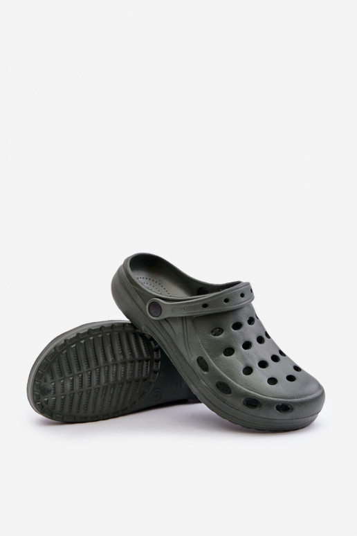 Khaki šľapky pre mužov "Do Ogrodu Basen"