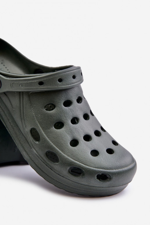 Khaki šľapky pre mužov "Do Ogrodu Basen"