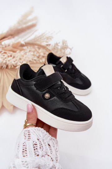 tenisky Tenisky model obuvi deti s lepiacimi spojkami čierna Zarina