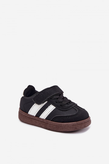 tenisky Tenisky model obuvi deti s lepiacimi spojkami čierna Adelina 2