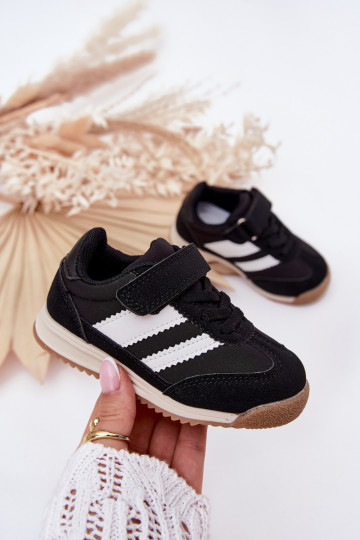 Detské tenisky tenisky s lepiacimi spojkami čierna Viona