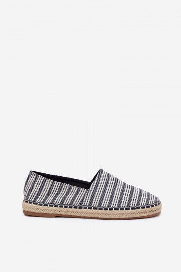 espadrilky pánske S vrkočom tmavomodrá Daniell 2