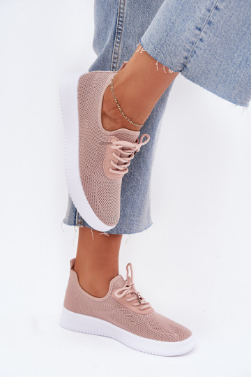 materiál Trvalý model tenisky s platformou Dámske Ružová Kalyra