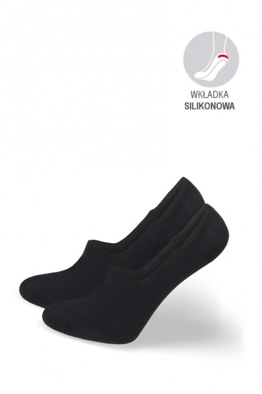 Dámske ponožky Micropäty BaInełniane Hladký čierna