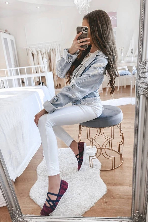 Ružové semišové topánky s zirkónovými...