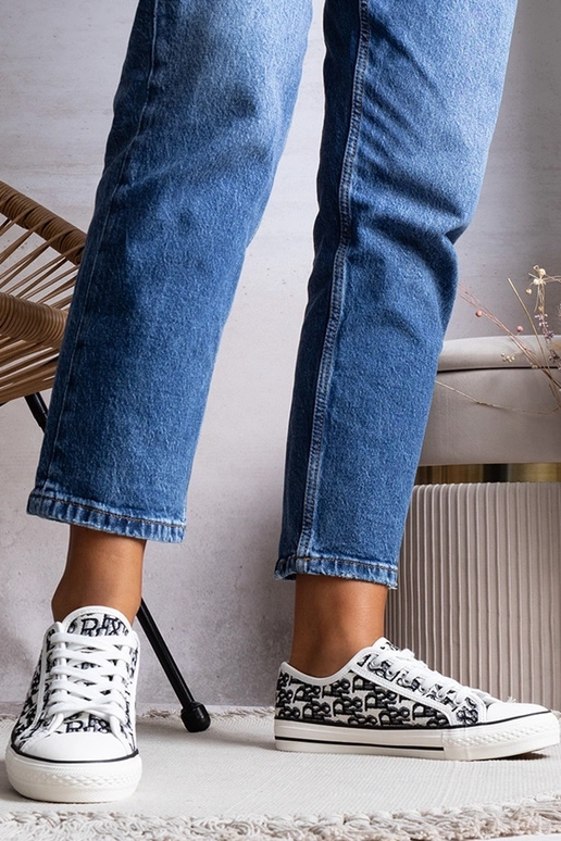 Čierno-biele dámske topánky, „Rimmie"