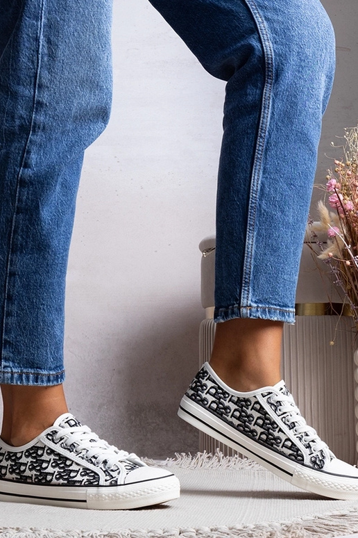 Čierno-biele dámske topánky, „Rimmie"