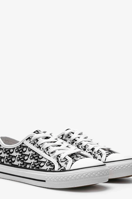 Čierno-biele dámske topánky, „Rimmie"