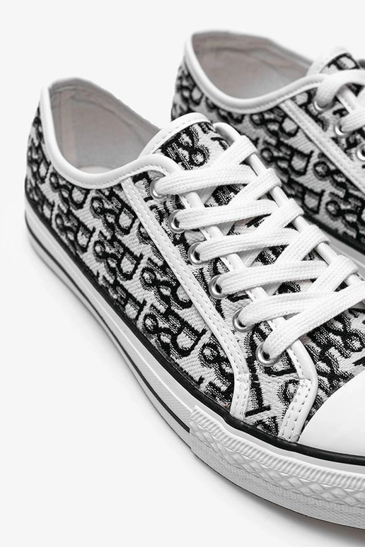 Čierno-biele dámske topánky, „Rimmie"