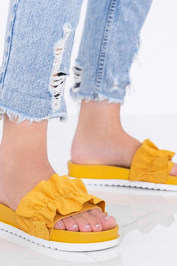 Horčicové sandále s... 2