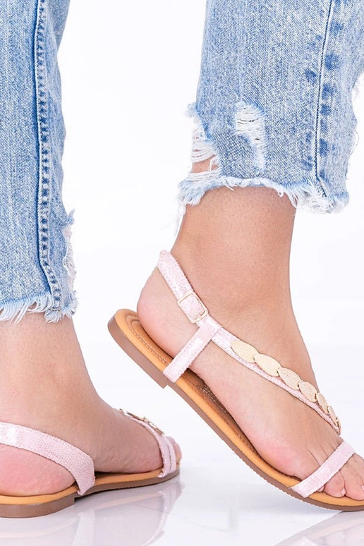 Ružové holografické dámske sandále,... Ružové holografické dámske sandále,...