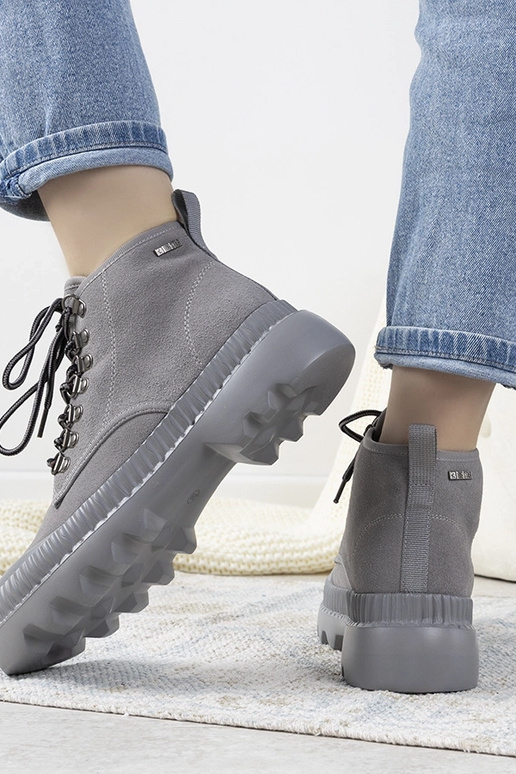 Sivé dámske športové členkové...