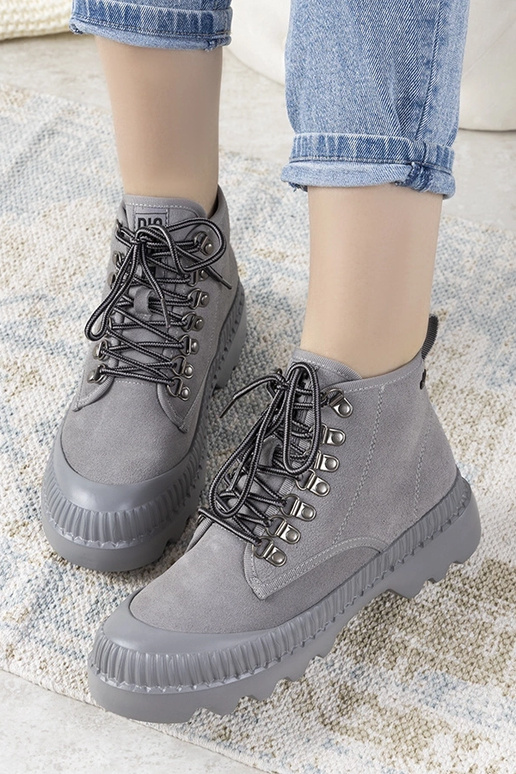 Sivé dámske športové členkové...