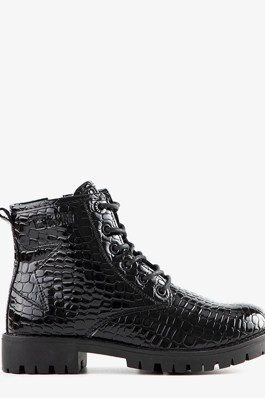 BIG STAR Čierne detské členkové čižmy