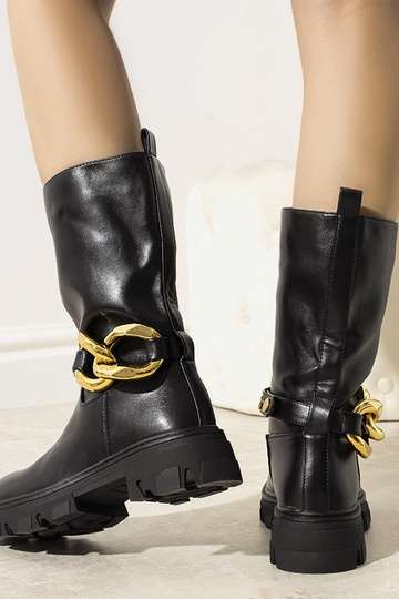 Čierne zateplené členkové... 2