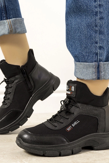 Čierne dámske trapperové...