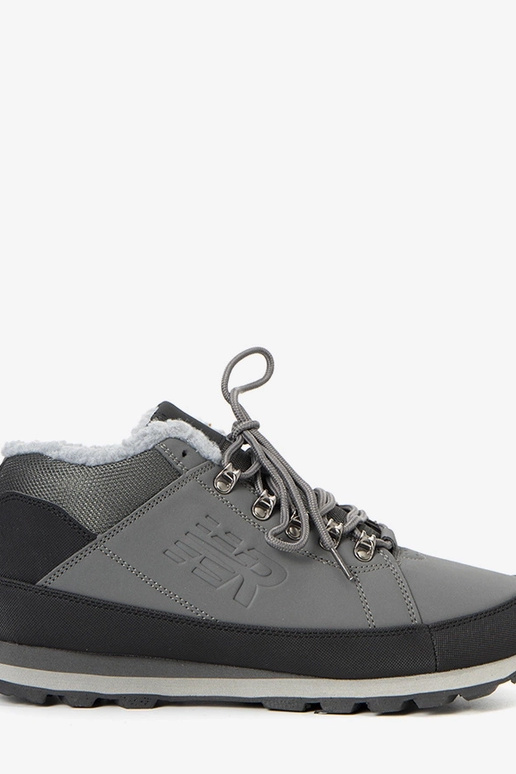 Šedá zateplená športová obuv pre...