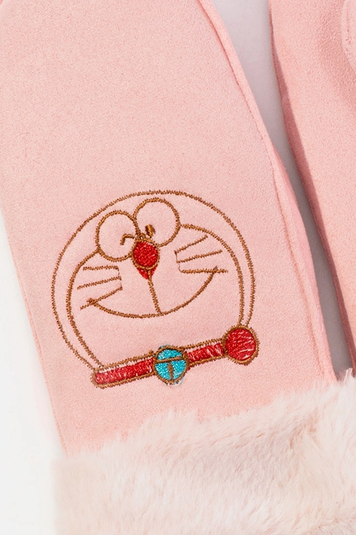 Ružové detské rukavice Kitty