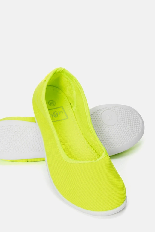 Zelené detské baletné papuče Geneseo