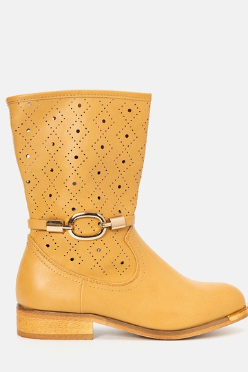 Svetlohnedé detské členkové...