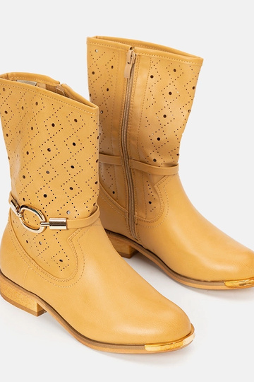 Svetlohnedé detské členkové... 2