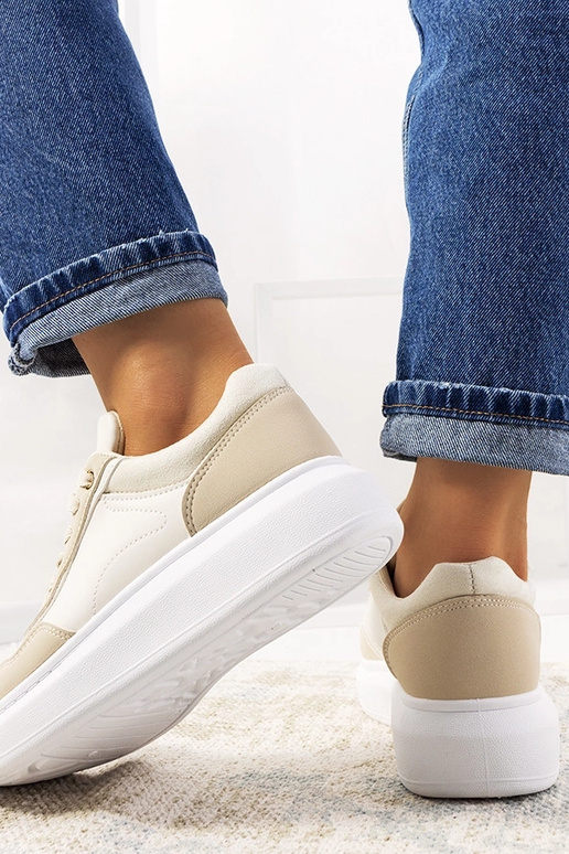 Béžové dámske tenisky Selma