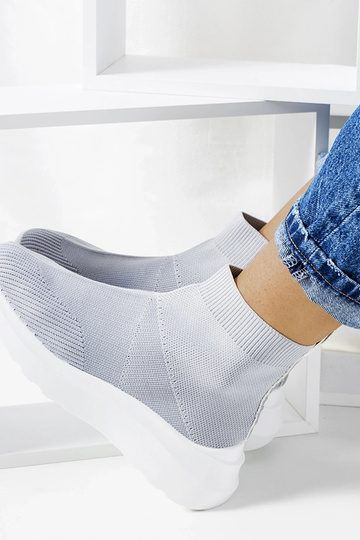 Sivé vysoké tenisky Jennifer