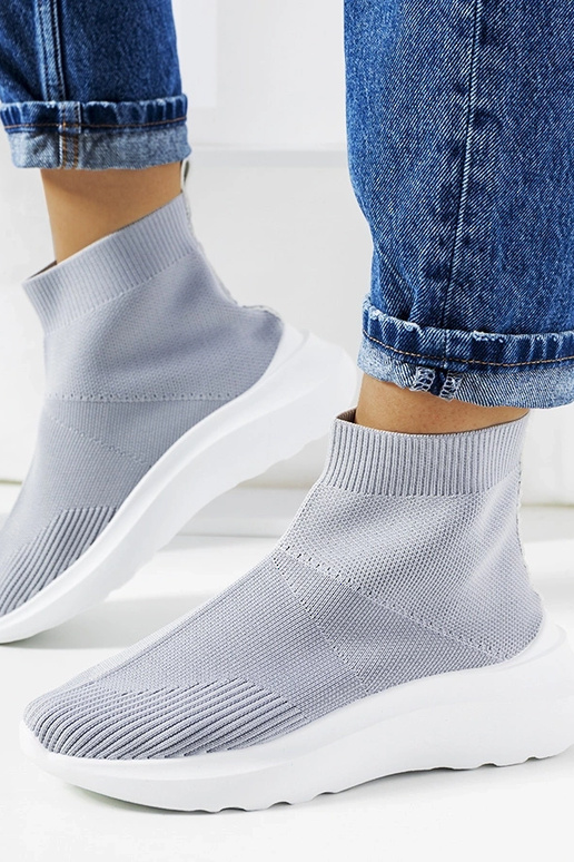 Sivé vysoké tenisky Jennifer