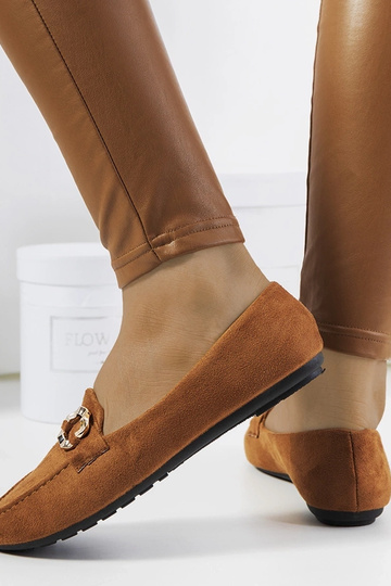 Hnedé dámske mokasíny Leila 2