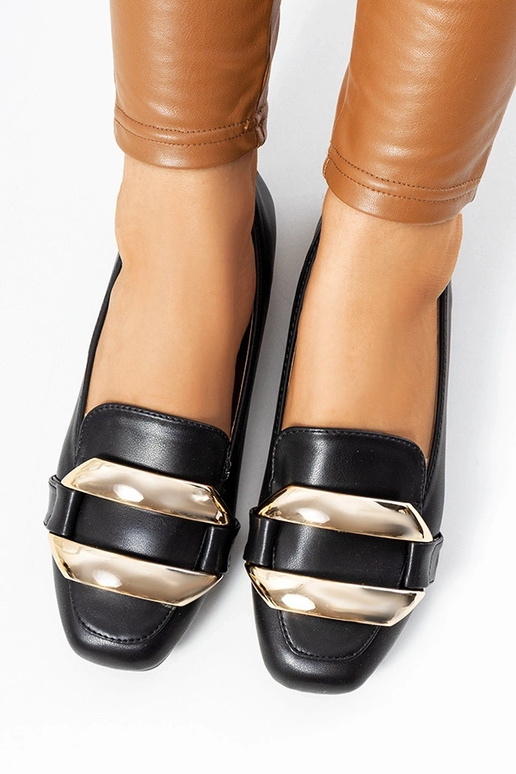 Dámske čierne mokasíny Renwick