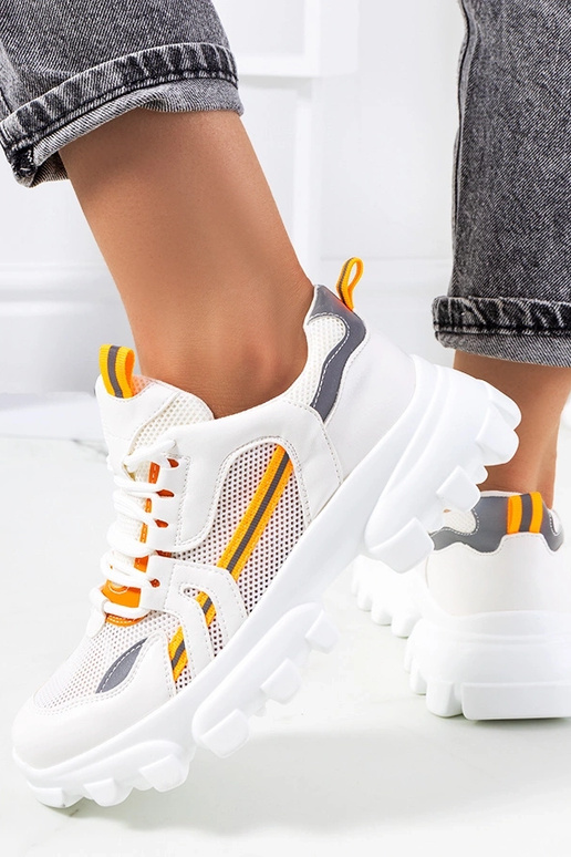 Biele dámske tenisky Bernier