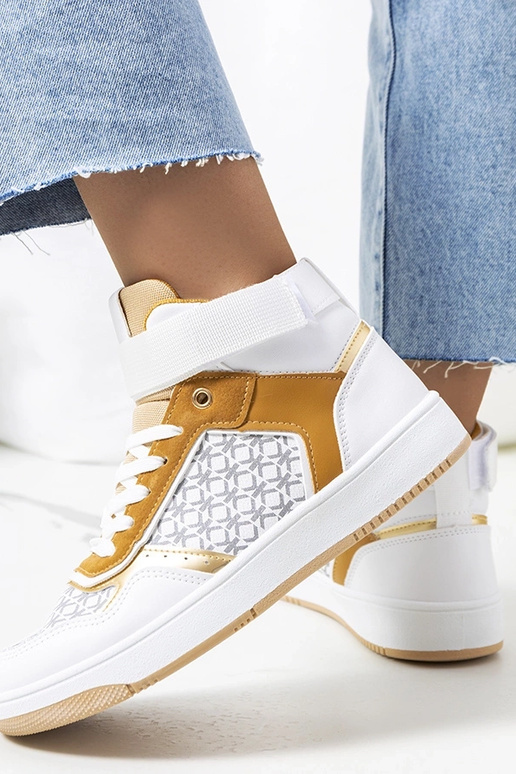 Biele vysoké tenisky značky Emmers