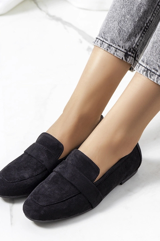 Čierne dámske topánky Hanna