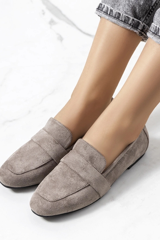 Hannine šedé dámske poltopánky