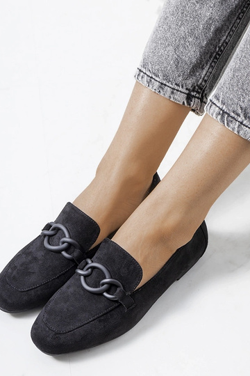 Čierne kožené topánky Dante