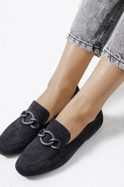 Čierne kožené topánky Dante