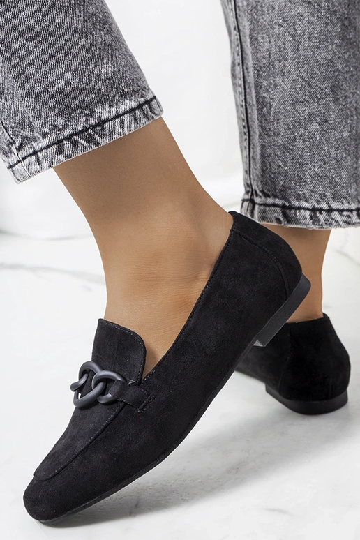 Čierne kožené topánky Dante