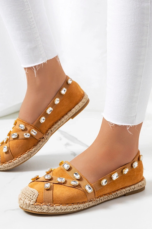 Hnedé espadrilky Chanou Hnedé espadrilky Chanou