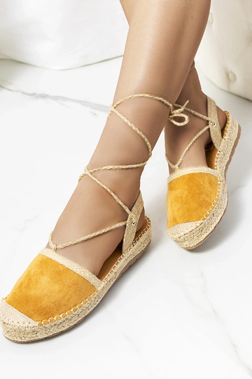 Šnurovacie espadrilky Gianne Brown 2