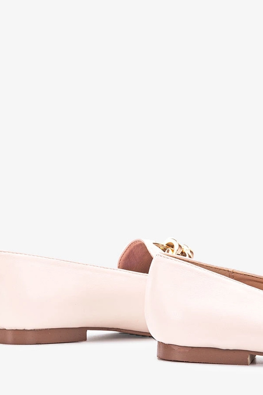 Béžové mokasíny Segarra Chain