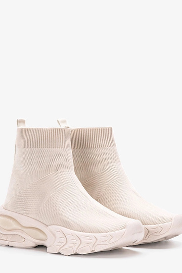 Béžové vysoké tenisky Woodson 2