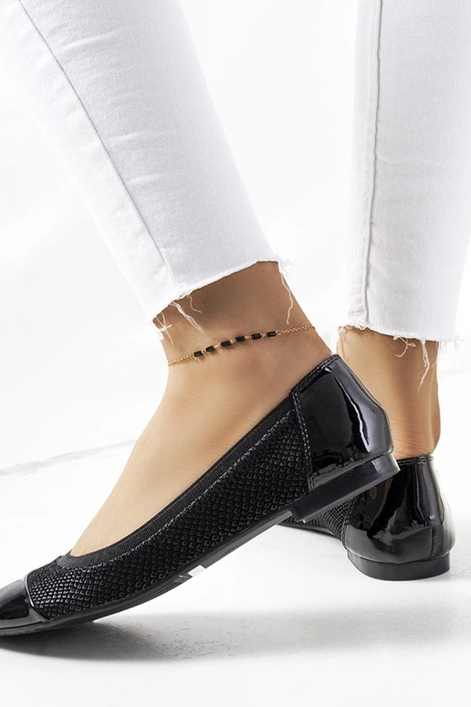 Čierne dámske baleríny Harila