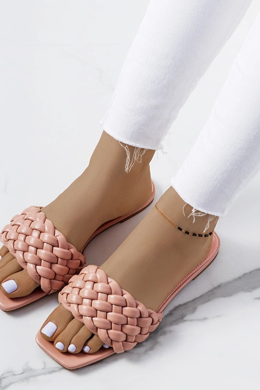 Ružové ploché sandále D'Adda