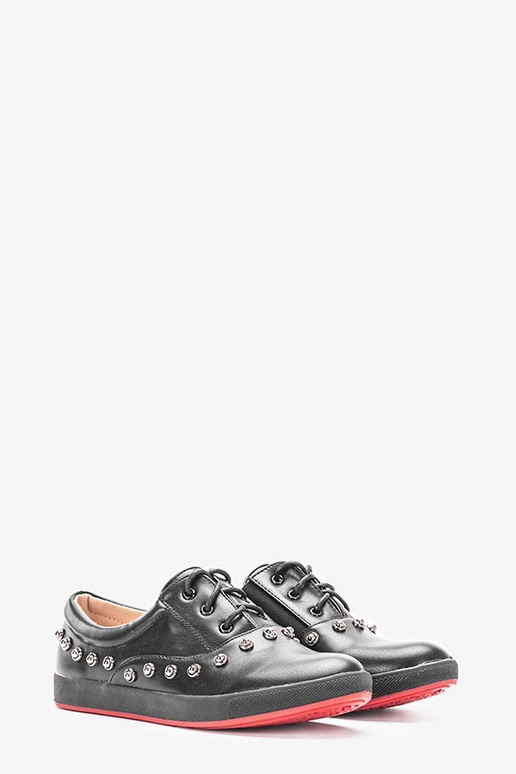 Čierne detské tenisky Kooi