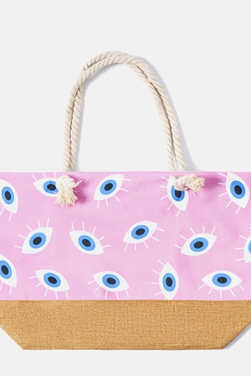 Plážová taška Elsina Pink