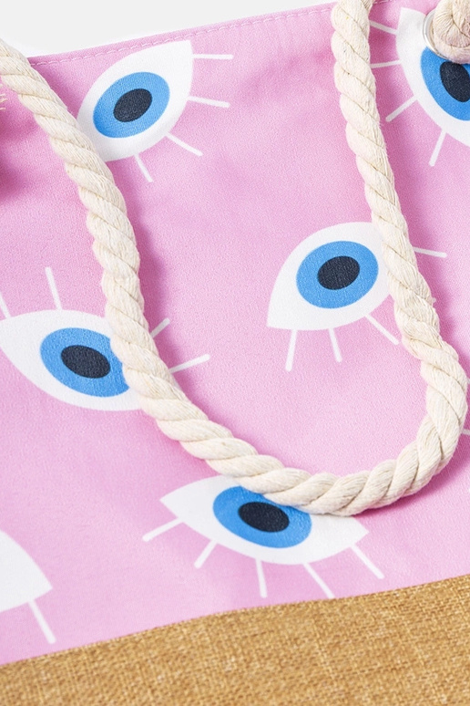 Plážová taška Elsina Pink