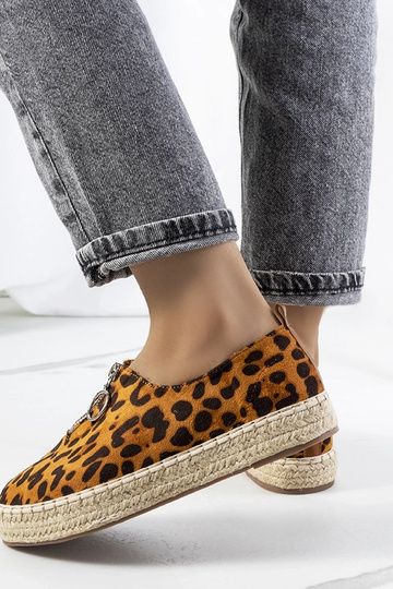 Hnedé espadrilky Verneli