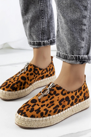 Hnedé espadrilky Verneli 2