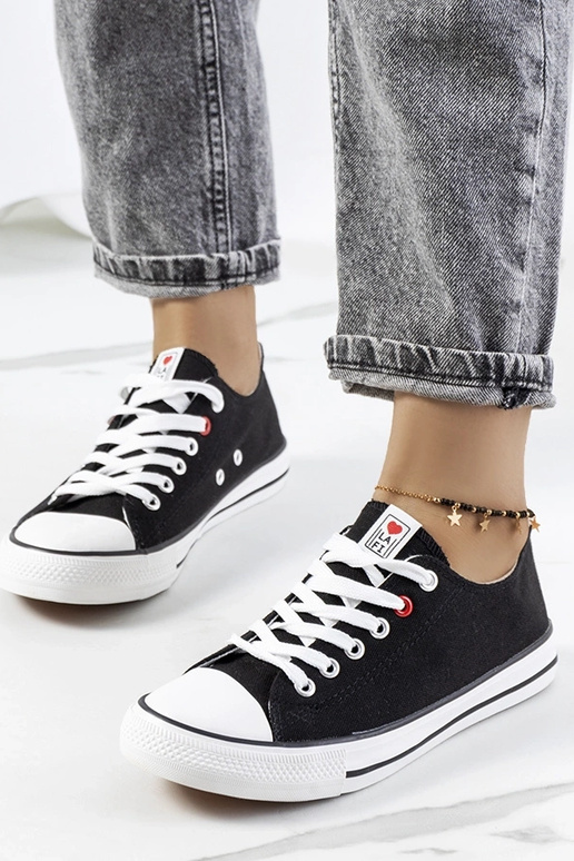 Čierne klasické dámske tenisky Kolind