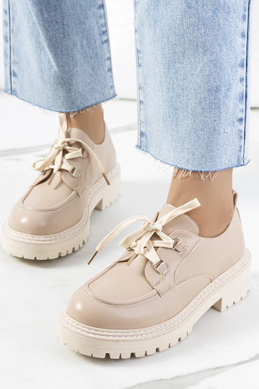 Pieskové dámske poltopánky, „Labour"